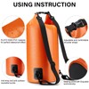 Invool Dry Bag Waterproof Bag, 5L/10L/20L/30L Waterproof Backpack Adjustable Shoulder