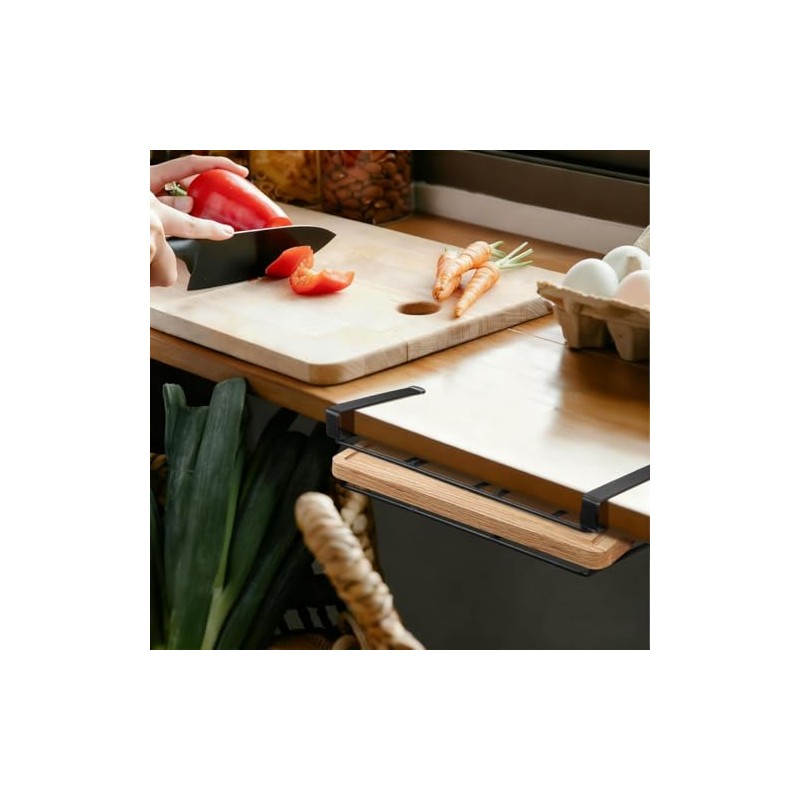 Zerodis Hanging Chopping Board Shelf, Hanging Shelf Under Cabinet Multipurpose