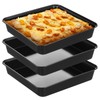 RimCereal 3 Pcs Detroit Style Pizza Pan 10 x 10