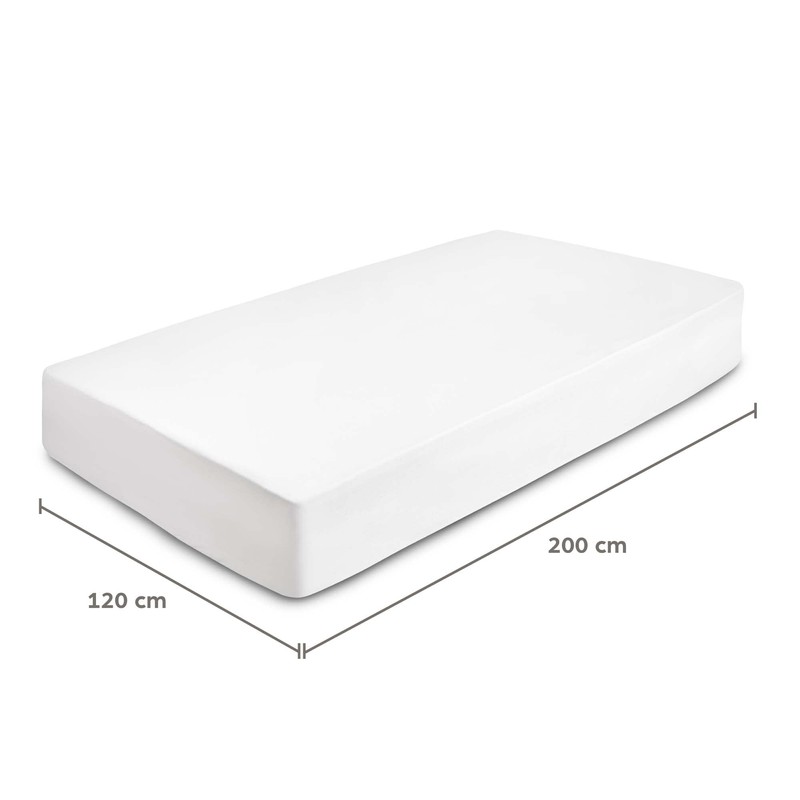 King size Fitted Sheet for Size 160x200 cm in White