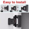 Self-Closing Cabinet Door Hinges, 1/2" Overlay Kitchen Cabinet Door Hinges,