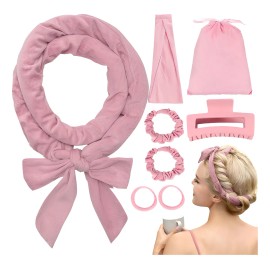 Kit 8pzs Ondas Rizos Sin Calor,rulos Sin Daos Para Cabello                                                                                            