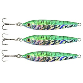 Last Cast Tackle - Plantilla de bala de 4 colores y 3 pesos a elegir (caballa, 1.5 oz)