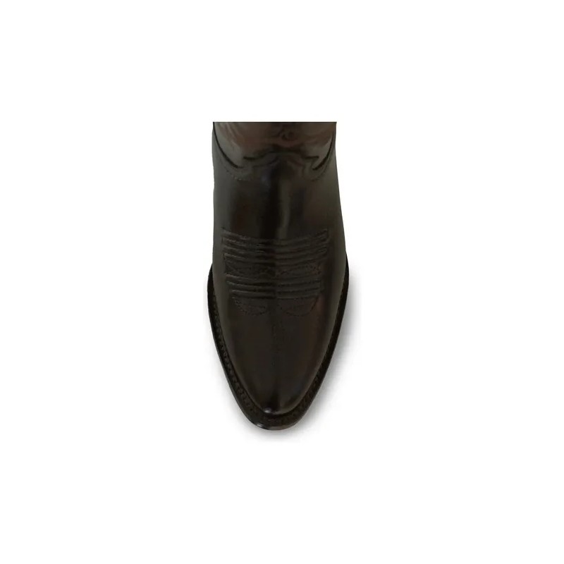 Bota Tacón Cubano Punta Oval Piel Venado 100 Original 200