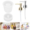 CAYUDEN 2-piece Silicone Resin Molds - Perfume Bottle Molds &