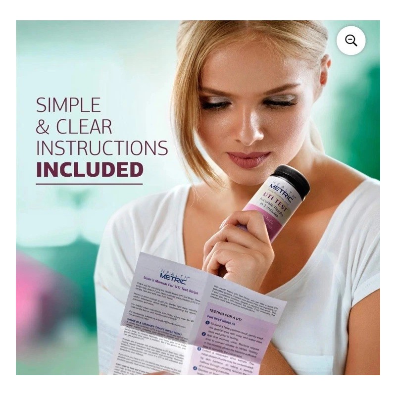 UTI Test Strips, Easy to Use at Home Urinary Tract