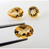 Myhealingworld Natural Citrine 6X8mm oval 6mm round 6X9mm pear faceted