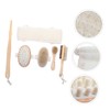 VICASKY 6Pcs Bath Body Set Soft Exfoliating Shower Brush for
