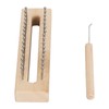Wooden Knitting Loom with Loom Hook Wooden Knitting Loom Set