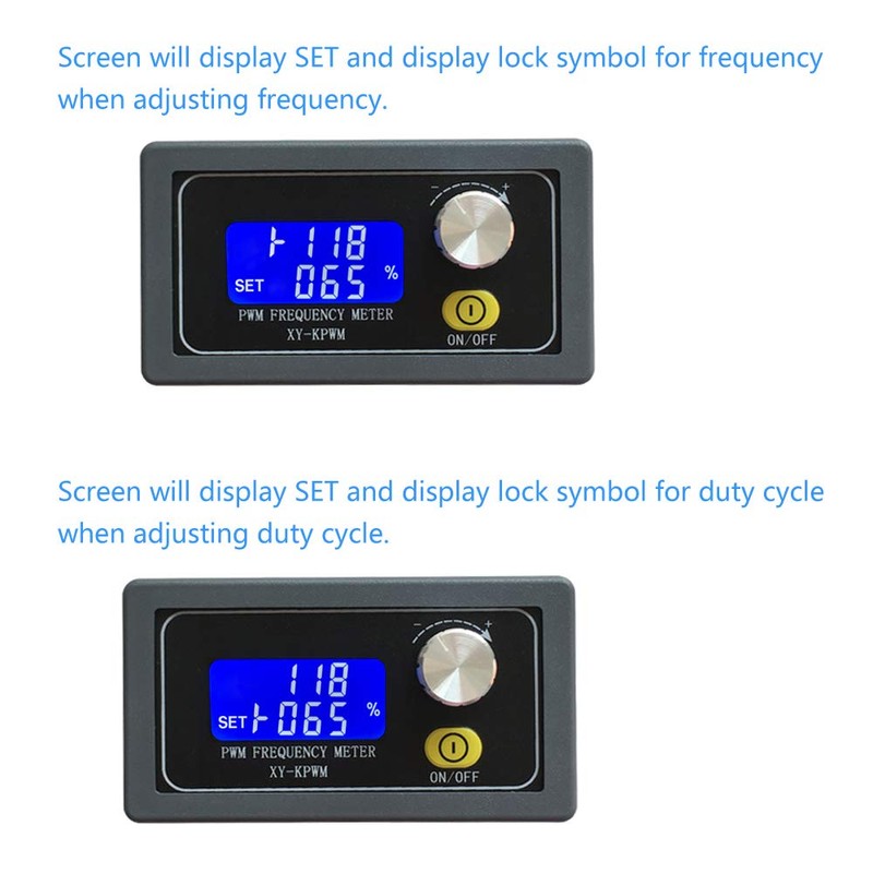 MiOYOOW PWM Frequency Generator, 1-Channel 1Hz-150KHz Adjustable Pulse Duty Cycle