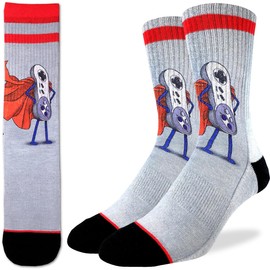 Good Luck Sock Men's Super NES Socks, Adult, Shoe Size 8-13