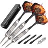 Fat Cat Blazer Steel Tip Darts with Storage/Travel Case, 23