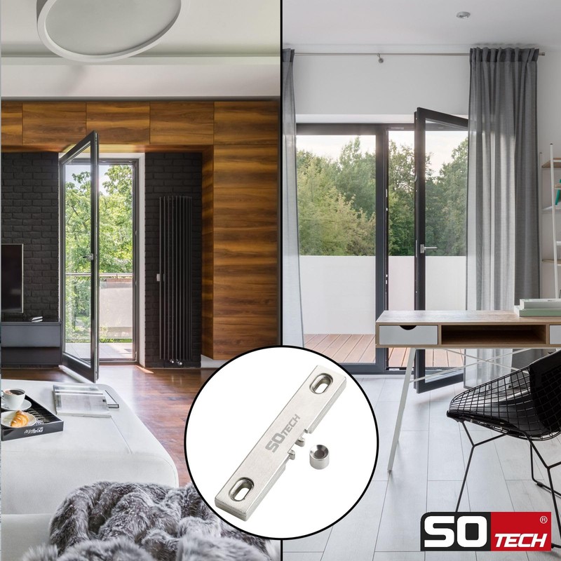 SOTECH Window Catch Balcony Door Catch 90 x 17 mm