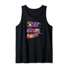 K-Pop Dreams Bright Colorful Korean Pop Fan Art Tank Top