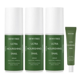 Dewytree Ultra Nourishing Snail Serum 70ml x 3 + Eye Cream 40ml / 듀이트리 울트라 너리싱 스네일 영양 달팽이 세럼 70ml 3개 + 아이크림 40ml
