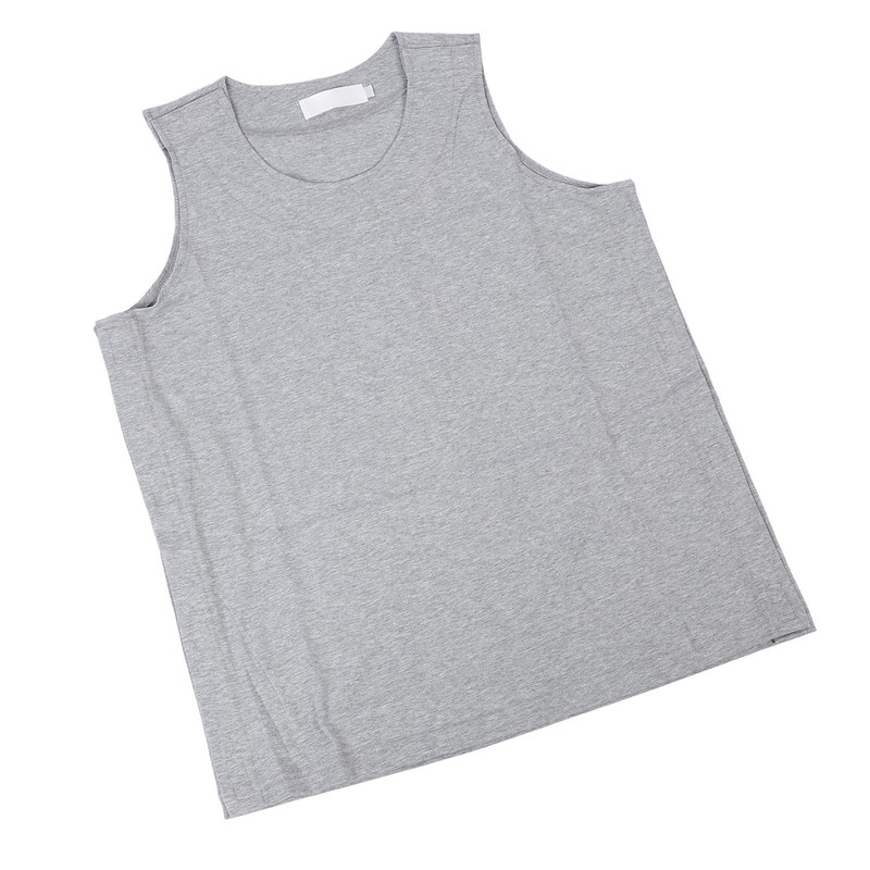 Unisex Cotton Vest Easy Wear Removal Side Full Opening Sleeveless