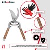 KOTARBAU® Garden Shears, Hedge Shears, Rose Shears, Loppers for the