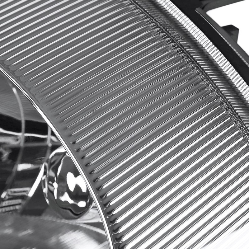 Spec-D Tuning Jdm Chrome Clear Headlights Compatible with 2000-2005 Mitsubishi