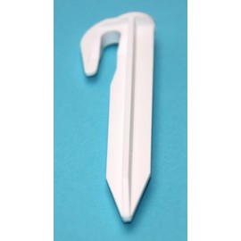 G greengrass tools Organic Hook Pegs for Robotic Lawnmower Cable - Ecological Pegs Wire Attachment Earth Anchor - Compatible with Gardena, Husqvarna, Worx, Robomow, Yard Force, Bosch, ..., Pieces: 25