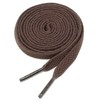 BCB Wear Flat Shoelaces 5/16" Wide Solid Colors Several Lengths