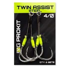 JYG PRO FISHING Hooks. Double Assist Fishing Hooks. Fishing Assist Hooks. Saltwater Fishing Lures. Slow Pitch Jigging. Vertical Fishing. Tuna Fishing Gear. Twin Assist Steel.