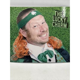 Mullet on the Go St. Patricks Day The Lucky Charm In Headband and Ginger Wig Costume Mullet