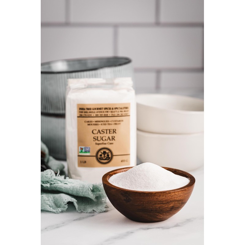 India Tree Caster Sugar, 1 lb 1 Pound (Pack of