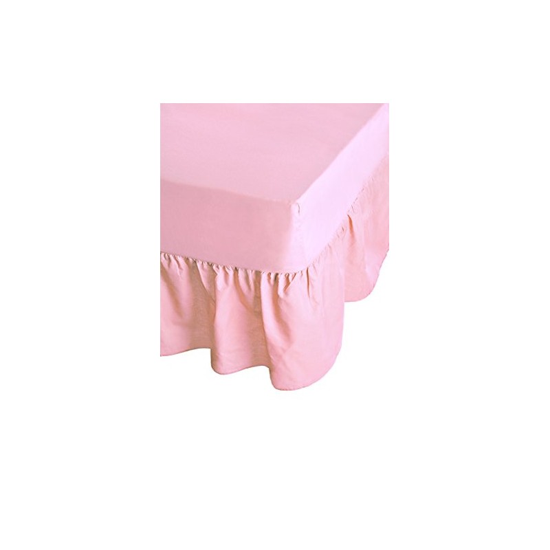 GC GAVENO CAVAILIA Easy Care Single Valance Sheet Frilly Bedding