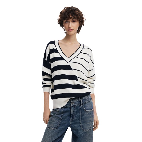 Desigual Women's JERS_estocolmo, White, Large