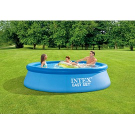INTEX 28131EH Easy Set Inflatable Swimming Pool Set: 12ft x 30in – Includes 530 GPH Cartridge Filter Pump – Puncture-Resistant Material – 1485 Gallon Capacity – 23in Water Depth Above-Ground Pool