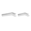 2pcs Stainless Steel Gardening Plants Transplant Tong Plant Remove Transplant