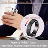 Anxiety Ring for Women Fidget Spinner Ring Fidget Toys Adults