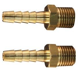 MILTON S-600 1/4"" MNPT 1/4"" ID Hose End Fitting - Pack of 2"