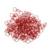 100pcs Paper Clips Prevent Slip Cute Candle Shaped Decorative Metal