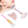 Face Roller Massager Gua Sha Board Mask Brush Set Beauty