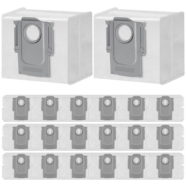 20 Pack Dust Bags Compatible with Roborock S7 MaxV Ultra,