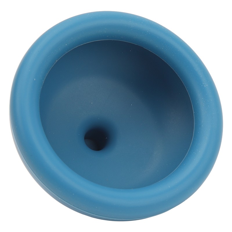 Blue Silicone Palm Chest Percussion Cup Pressure Drum Massage Chest