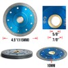 5Pcs/Box Super Thin Diamond Tile Blade 4.5" Porcelain Cutting Blade