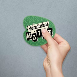 RetroPlanet Maine Vacationland Retro Die Cut Vinyl Sticker