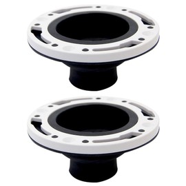 Toilet Flange Repair Kit, Toilet Flange for 3" 4" Pipe, Flange Fixing Kit, Alternative Drain Repair Spacer, Toilet Repair and Installation Tool (Black)