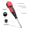Brifit 10-Piece Screwdriver, Cordless Screwdriver with LED Work Light, Electrician