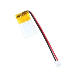Qimoo 451220 3.7V Lipo Battery 70mAh 451220 Rechargeable Lithium Polymer Battery Pack with JST PH2.0mm Connector for Electronic Device