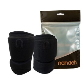 Volleyball Knee Pads - Our Silicone Gel Pads are designed to absorb impact and protect your knees during intense play. Perfect for volleyball, basketball, and other sports that require knee protection, these pads keep you comfortable and supported on the court. (Black, Small)