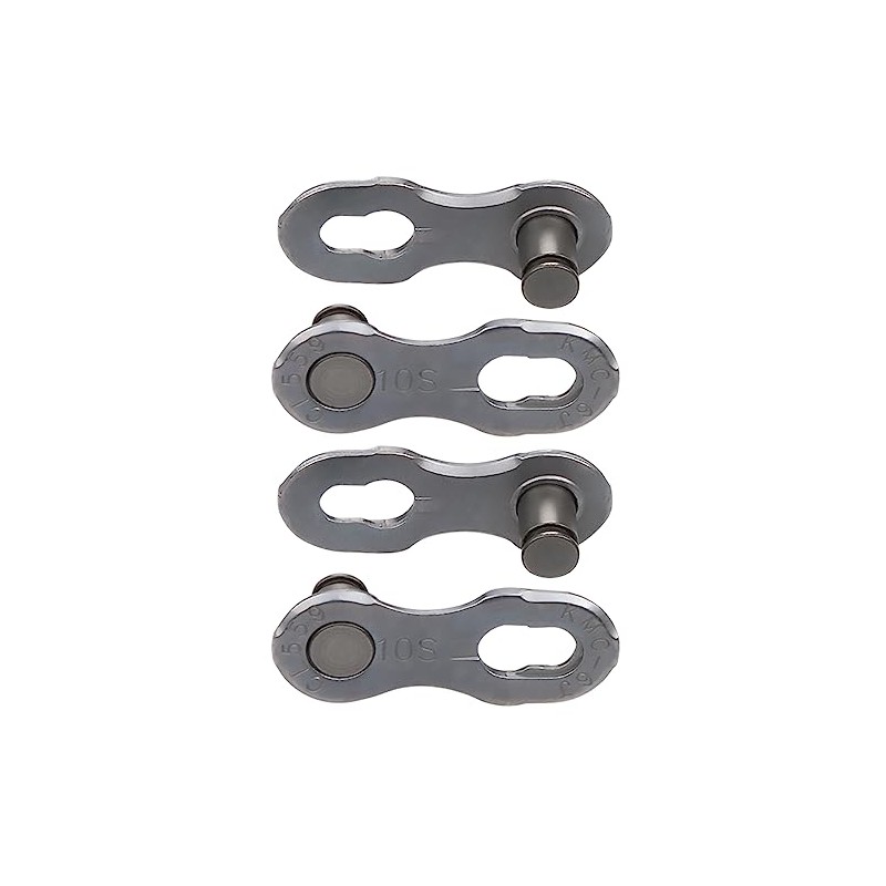 KMC Unisex's 10 Speed EPT MissingLink Joining Link, Dark Silver,