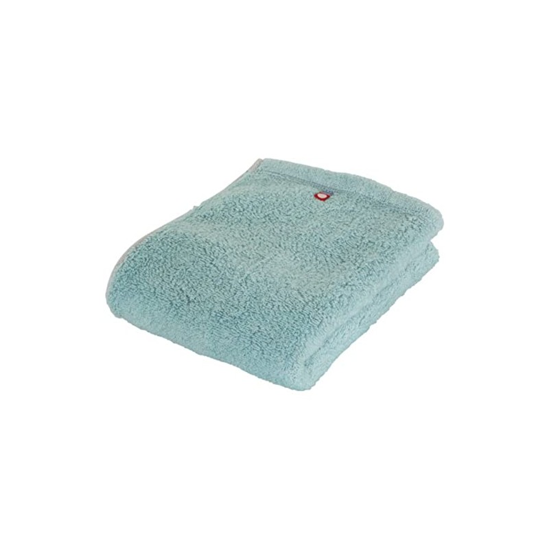 Prairie Dog DAIRY PRAIRIE Reversible Face Towel, Mint/Blue, Made in