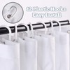 LIGHTINHOME Inspirational Shower Curtain 60Wx72H Inches,Christian Bible Verses Bathroom Decor,