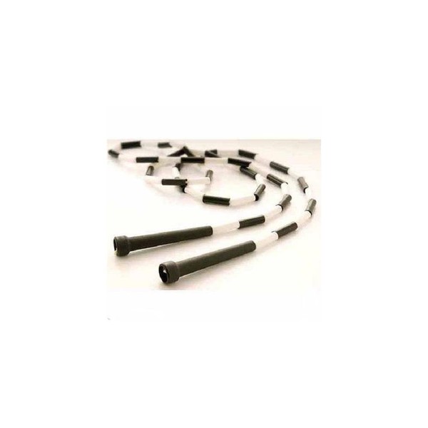 Segmented Skip Rope 6' Black/White