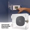 Universal Thermostat Guard with Lock, Clear Acrylic Thermostat Lock Box