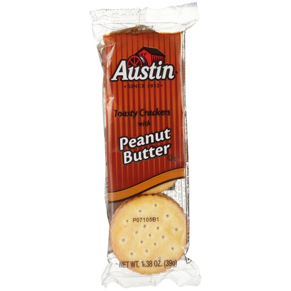 Austin Cracker Sandwiches To Go - Toasty Crackers w/ Peanut Butter - 1.38 oz - 8 ct