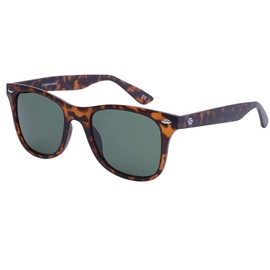 CS-9910 Classic Polarized Sunglasses for Women, Men, UV Protection - Anti Glare Acetate Sports Animal Print Square Sunglasses for Hiking, Driving, Fishing, Cycling, Running, Trekking (Demi Amber)